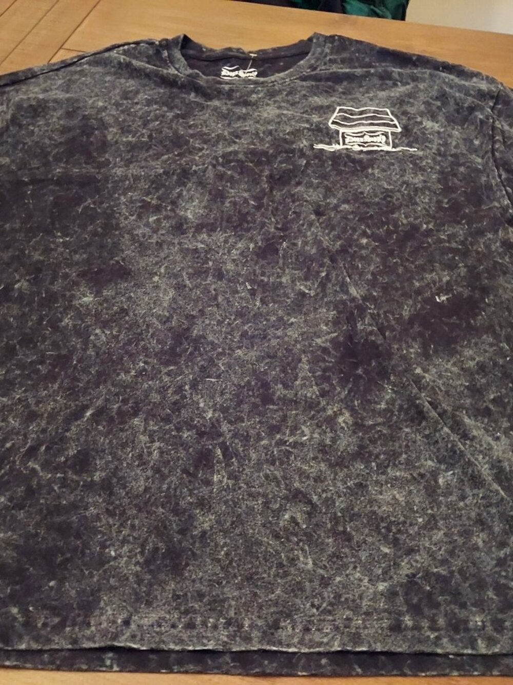 NWT Mens Snoop Dogg Supply Black Acid Wash T Shirt Size L